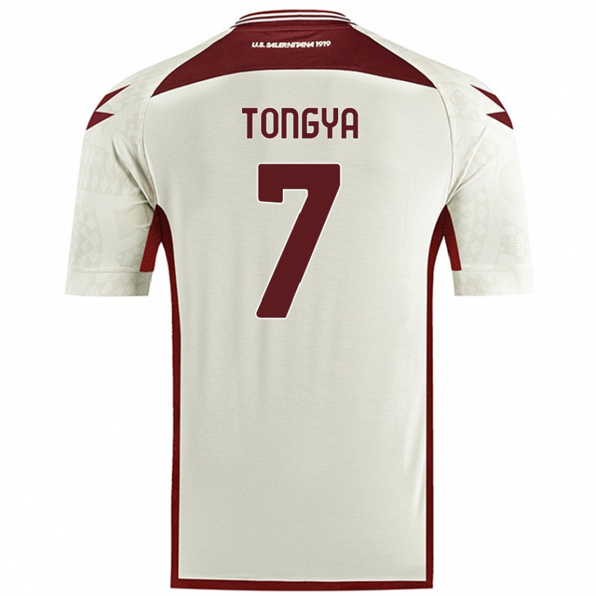 Hombre Fútbol Camiseta Franco Tongya #7 Color Crema 2ª Equipación 2024/25 México