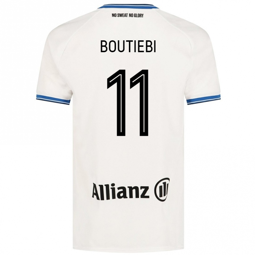 Hombre Fútbol Camiseta Rania Boutiebi #11 Blanco 2ª Equipación 2024/25 México