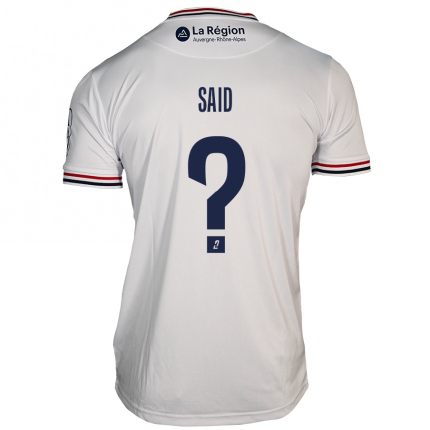 Hombre Fútbol Camiseta Amine Saïd #0 Blanco 2ª Equipación 2024/25 México