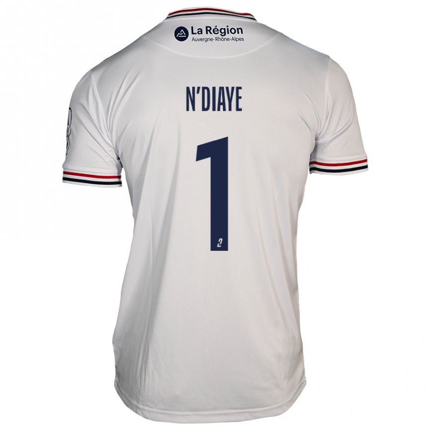 Hombre Fútbol Camiseta Massamba N'diaye #1 Blanco 2ª Equipación 2024/25 México