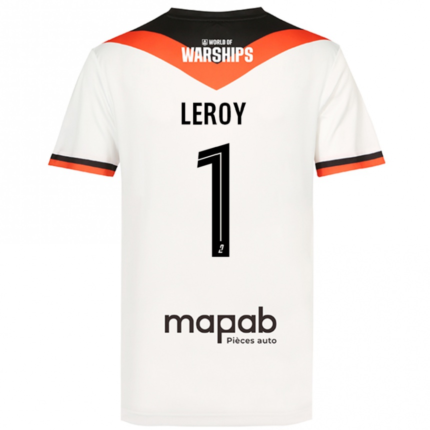 Hombre Fútbol Camiseta Benjamin Leroy #1 Blanco 2ª Equipación 2024/25 México