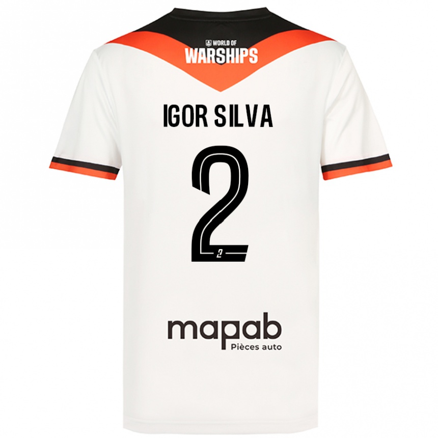 Hombre Fútbol Camiseta Igor Silva #2 Blanco 2ª Equipación 2024/25 México