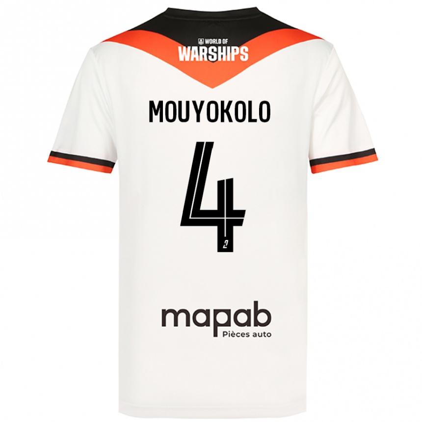 Hombre Fútbol Camiseta Loris Mouyokolo #4 Blanco 2ª Equipación 2024/25 México