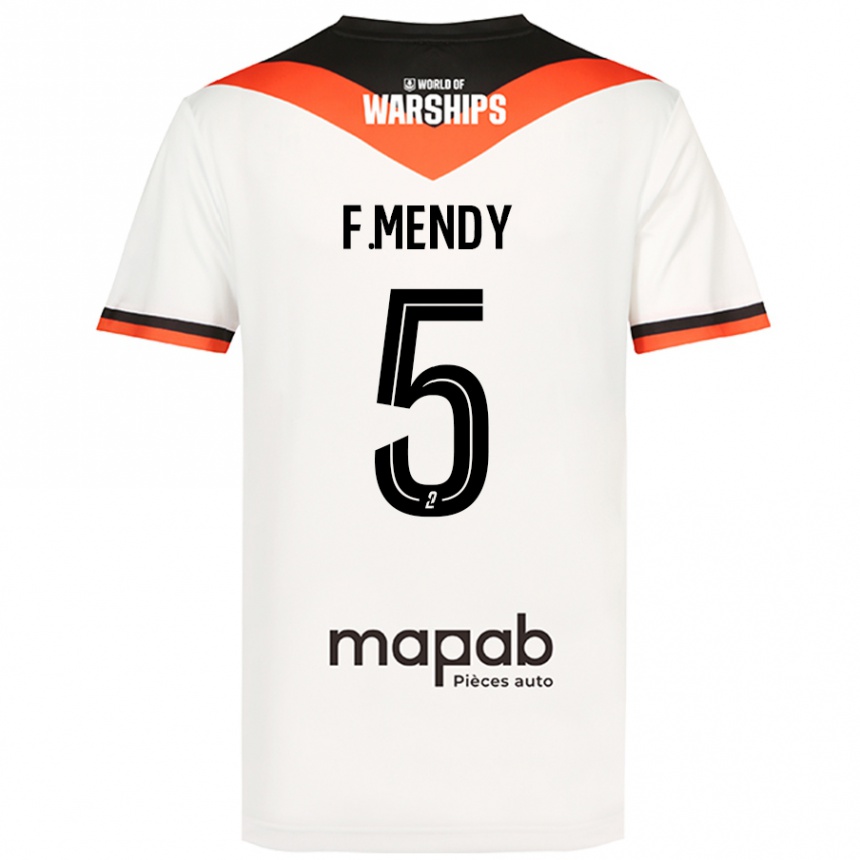 Hombre Fútbol Camiseta Formose Mendy #5 Blanco 2ª Equipación 2024/25 México