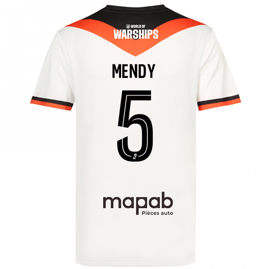 Hombre Fútbol Camiseta Benjamin Mendy #5 Blanco 2ª Equipación 2024/25 México