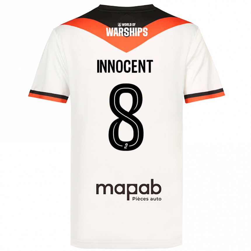 Hombre Fútbol Camiseta Bonke Innocent #8 Blanco 2ª Equipación 2024/25 México