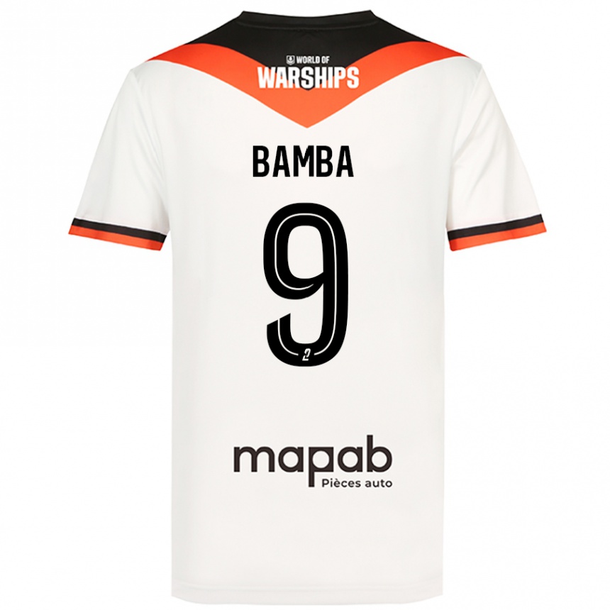 Hombre Fútbol Camiseta Mohamed Bamba #9 Blanco 2ª Equipación 2024/25 México