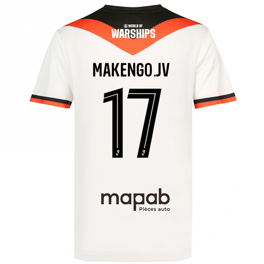 Hombre Fútbol Camiseta Jean-Victor Makengo #17 Blanco 2ª Equipación 2024/25 México