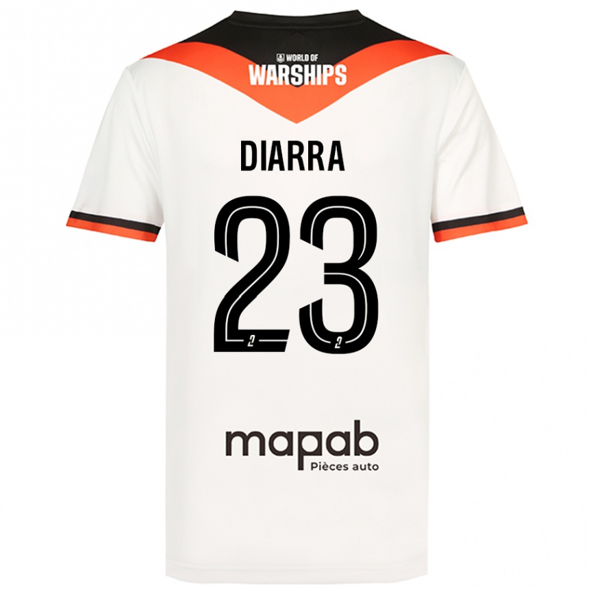 Hombre Fútbol Camiseta Stéphane Diarra #23 Blanco 2ª Equipación 2024/25 México