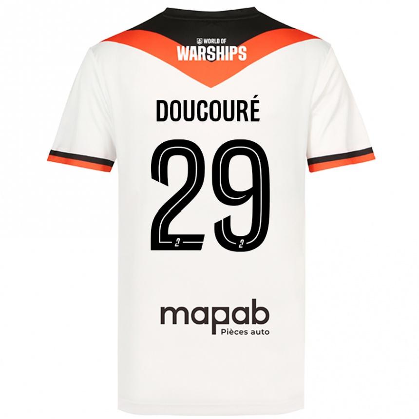 Hombre Fútbol Camiseta Siriné Doucouré #29 Blanco 2ª Equipación 2024/25 México