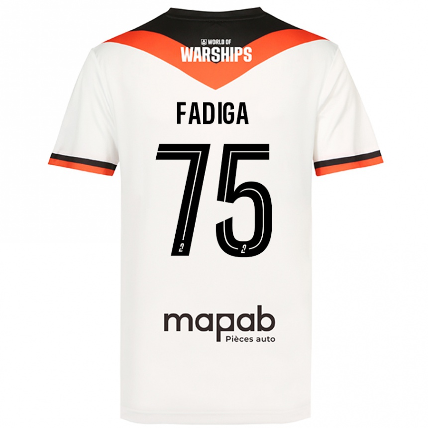 Hombre Fútbol Camiseta Bandiougou Fadiga #75 Blanco 2ª Equipación 2024/25 México