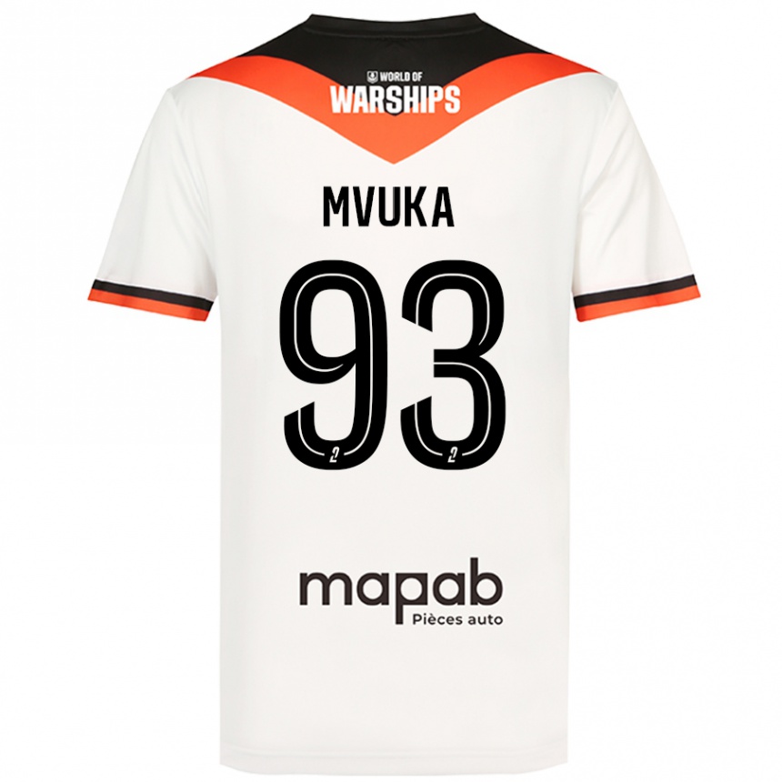 Hombre Fútbol Camiseta Joel Mvuka #93 Blanco 2ª Equipación 2024/25 México