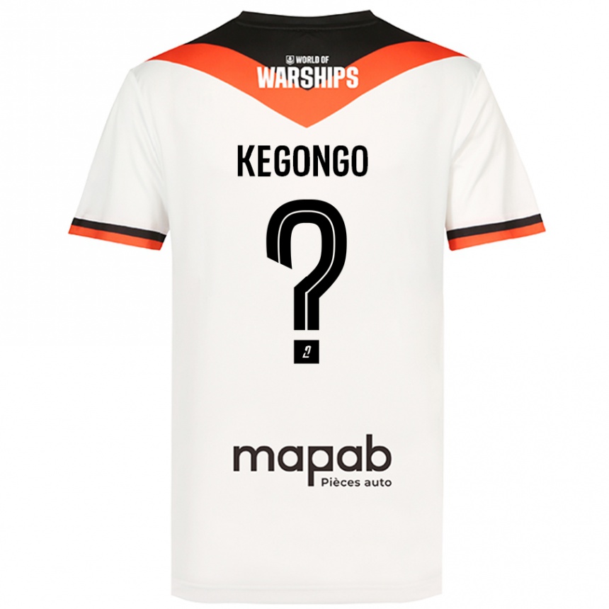 Hombre Fútbol Camiseta Clarence Kegongo #0 Blanco 2ª Equipación 2024/25 México