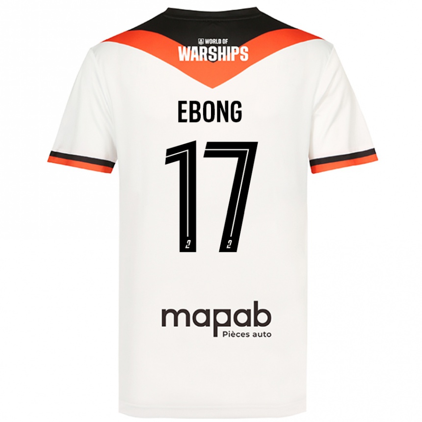 Hombre Fútbol Camiseta Arthur Ebong #17 Blanco 2ª Equipación 2024/25 México