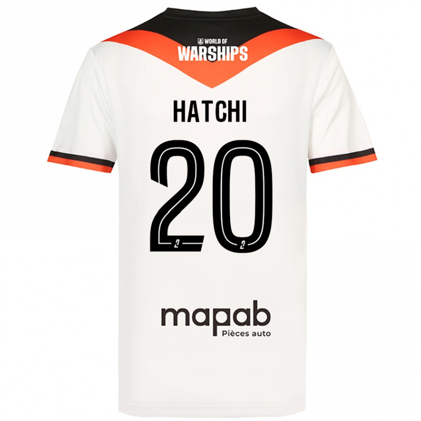 Hombre Fútbol Camiseta Jérémy Hatchi #20 Blanco 2ª Equipación 2024/25 México