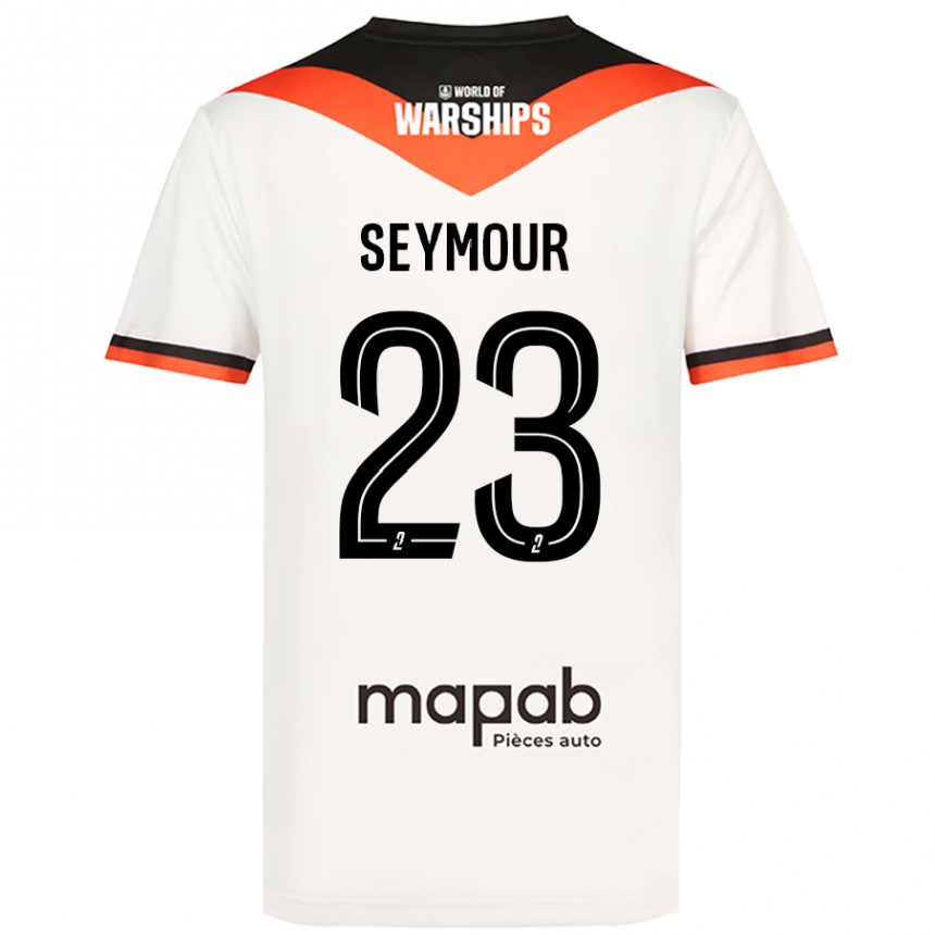 Hombre Fútbol Camiseta Brice Seymour #23 Blanco 2ª Equipación 2024/25 México