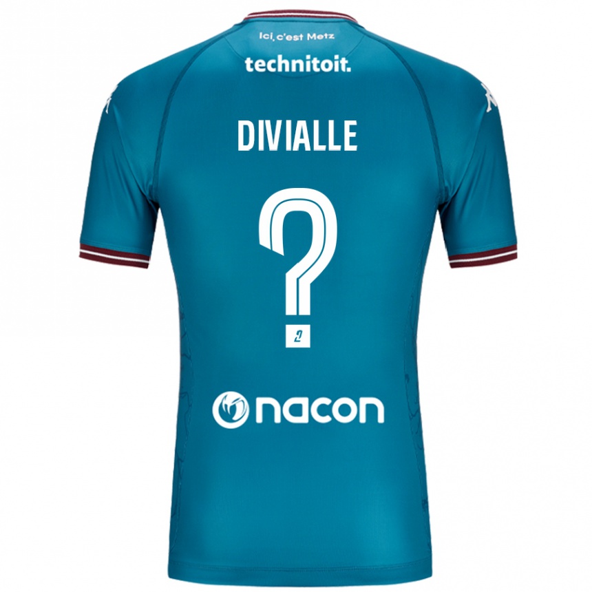 Hombre Fútbol Camiseta Charles Divialle #0 Azul Petróleo 2ª Equipación 2024/25 México