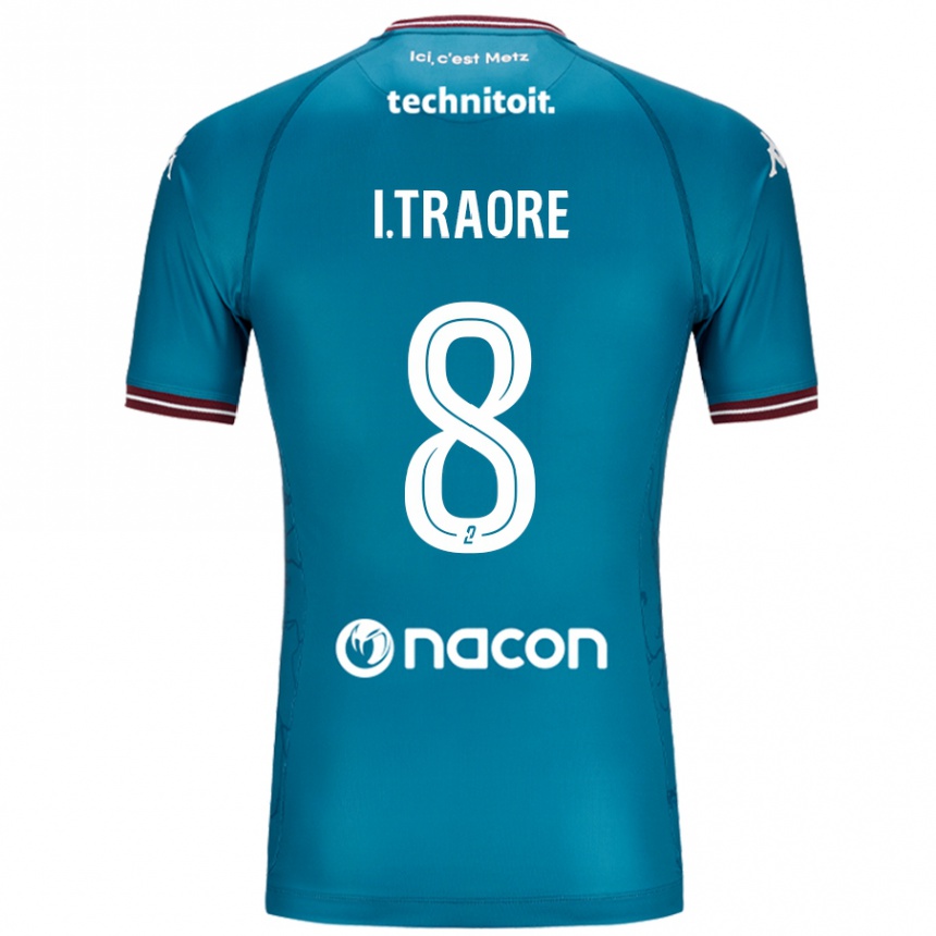 Hombre Fútbol Camiseta Ismaël Traoré #8 Azul Petróleo 2ª Equipación 2024/25 México