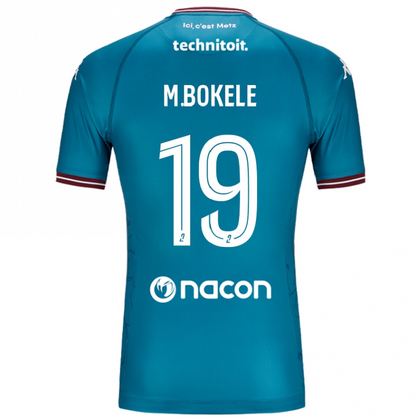 Hombre Fútbol Camiseta Morgan Bokele #19 Azul Petróleo 2ª Equipación 2024/25 México