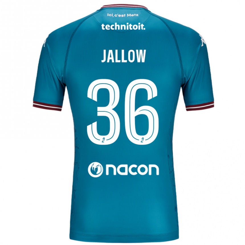 Hombre Fútbol Camiseta Ablie Jallow #36 Azul Petróleo 2ª Equipación 2024/25 México