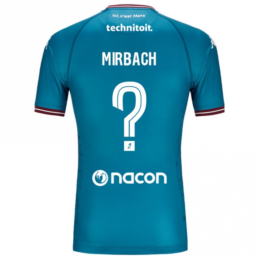 Hombre Fútbol Camiseta Alexis Mirbach #0 Azul Petróleo 2ª Equipación 2024/25 México