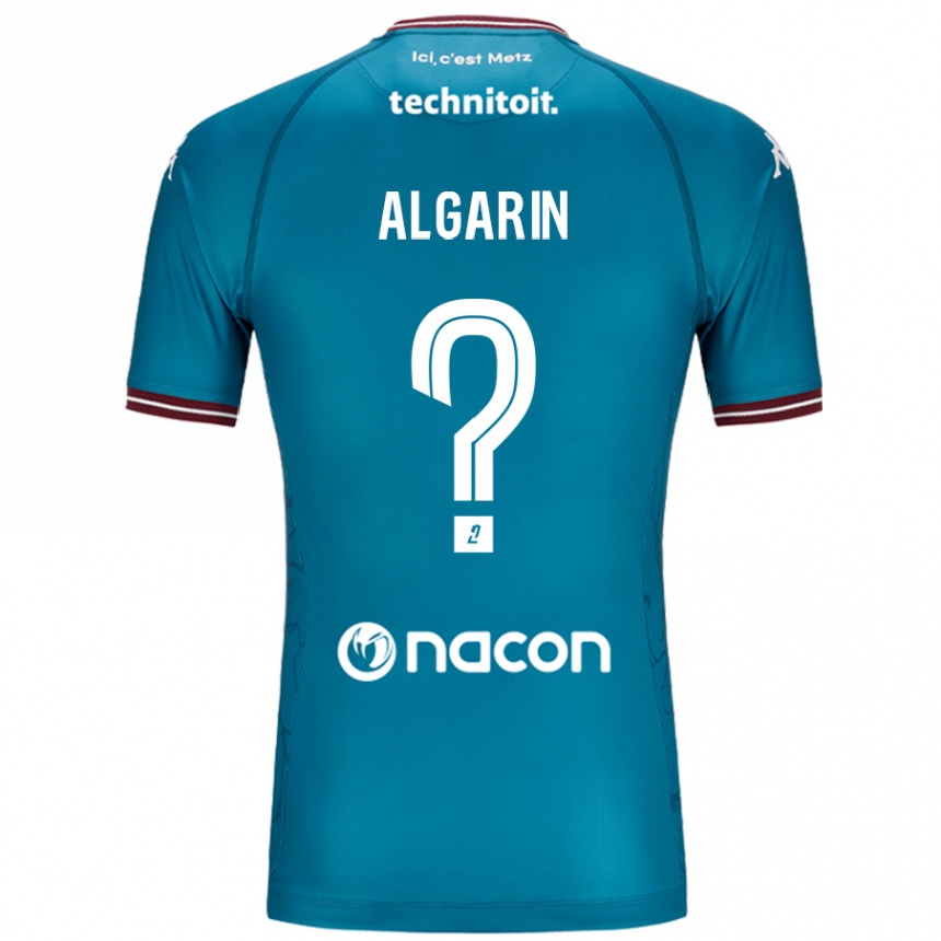 Hombre Fútbol Camiseta Tony Algarin #0 Azul Petróleo 2ª Equipación 2024/25 México