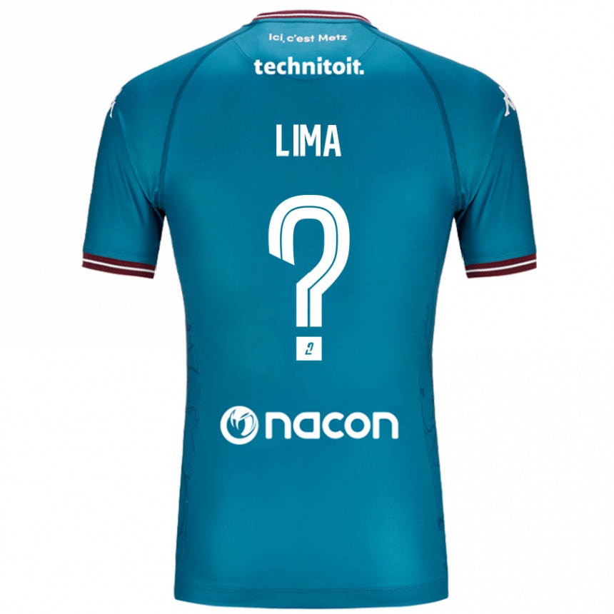 Hombre Fútbol Camiseta Edson Lima #0 Azul Petróleo 2ª Equipación 2024/25 México