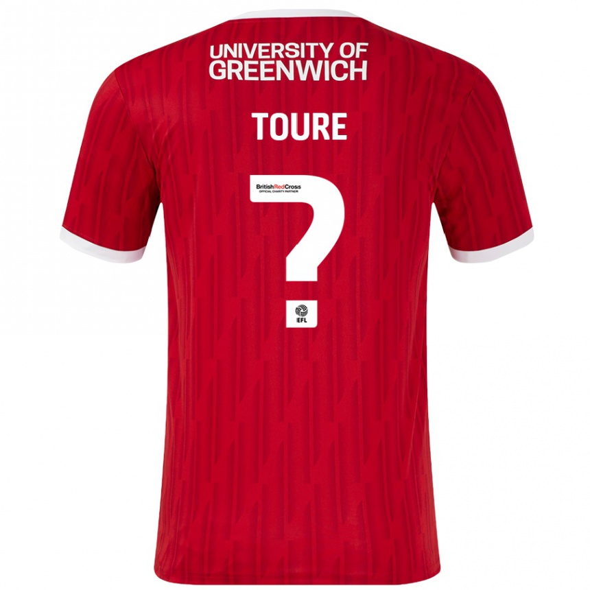 Mujer Fútbol Camiseta Seydil Toure #0 Rojo Blanco 1ª Equipación 2024/25 México