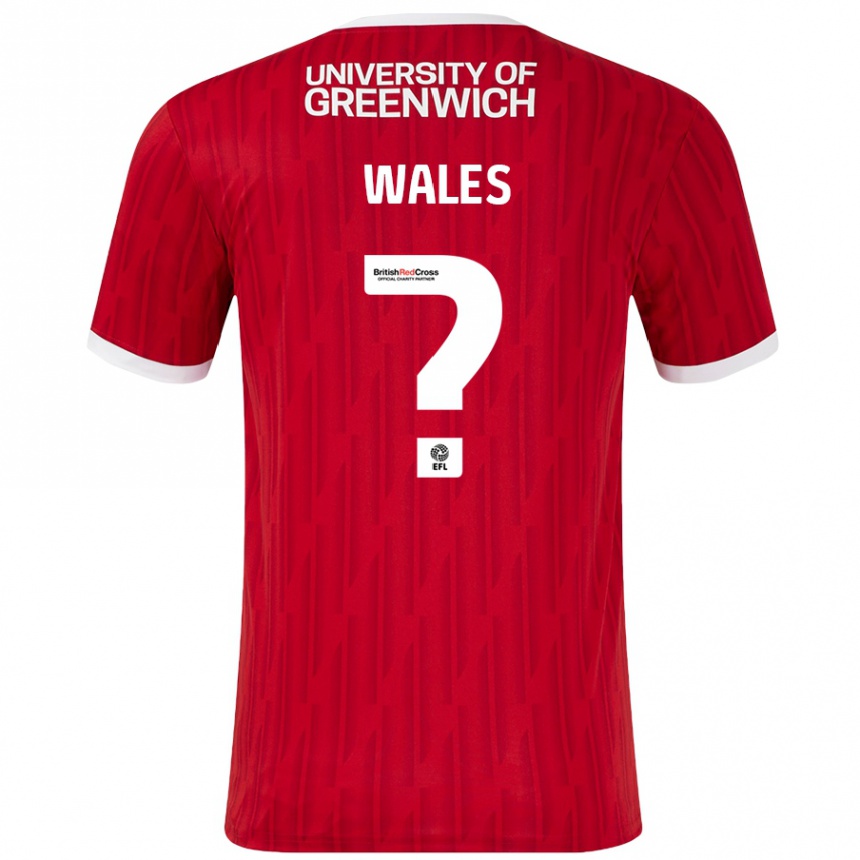 Mujer Fútbol Camiseta Manu Wales #0 Rojo Blanco 1ª Equipación 2024/25 México