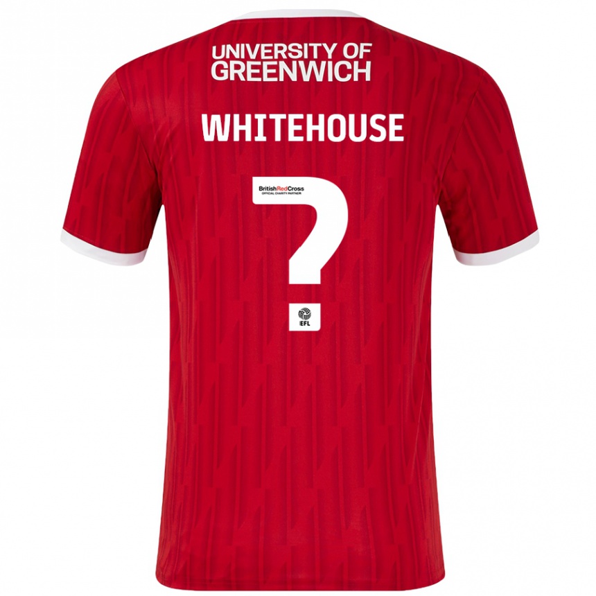 Mujer Fútbol Camiseta Sophie Whitehouse #0 Rojo Blanco 1ª Equipación 2024/25 México