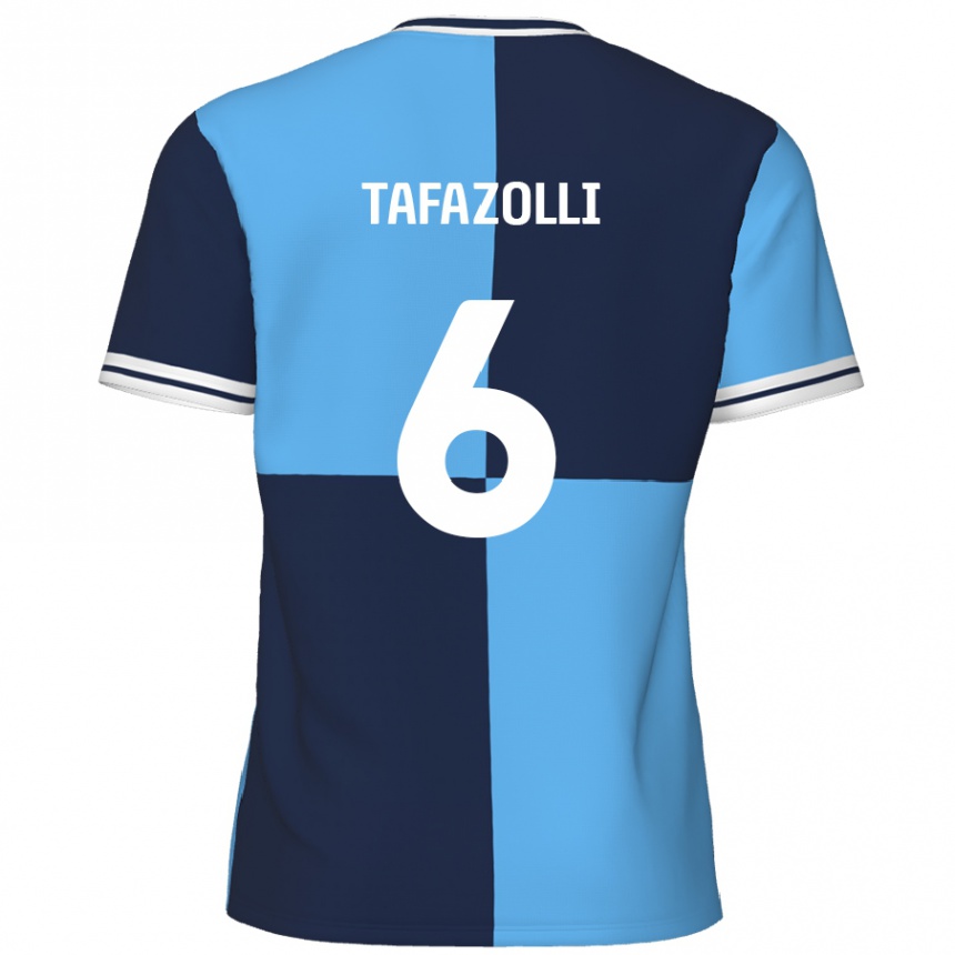 Mujer Fútbol Camiseta Ryan Tafazolli #6 Azul Cielo Azul Oscuro 1ª Equipación 2024/25 México