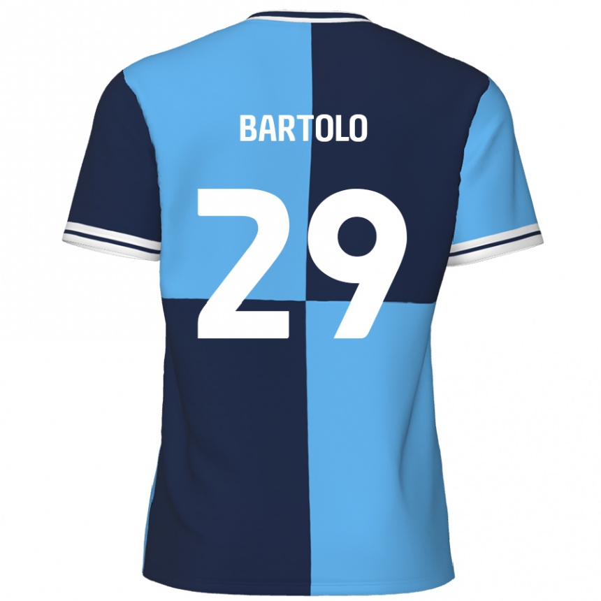 Mujer Fútbol Camiseta Jaiden Bartolo #29 Azul Cielo Azul Oscuro 1ª Equipación 2024/25 México