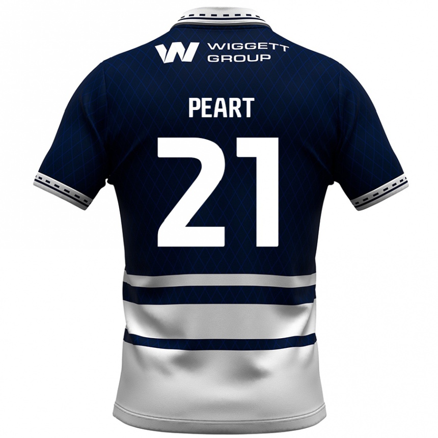 Mujer Fútbol Camiseta Kalani Peart #21 Azul Marino Blanco 1ª Equipación 2024/25 México