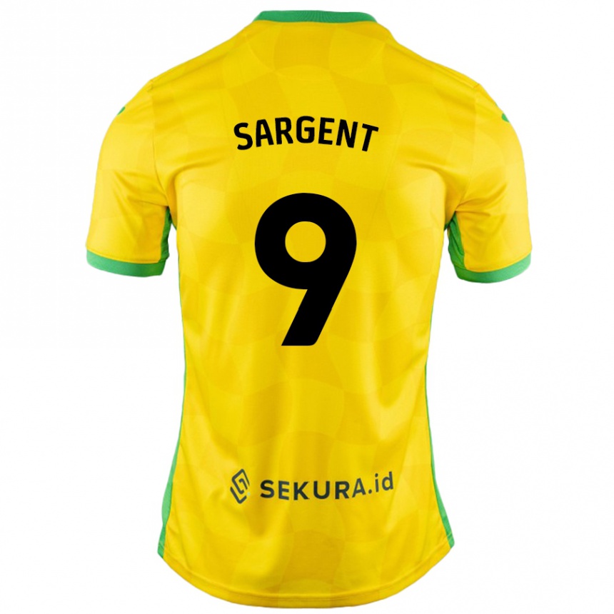 Mujer Fútbol Camiseta Josh Sargent #9 Amarillo Verde 1ª Equipación 2024/25 México