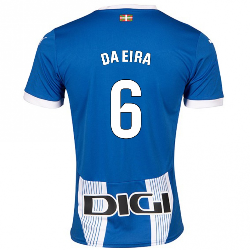 Mujer Fútbol Camiseta Stefanie Da Eira #6 Azul 1ª Equipación 2024/25 México