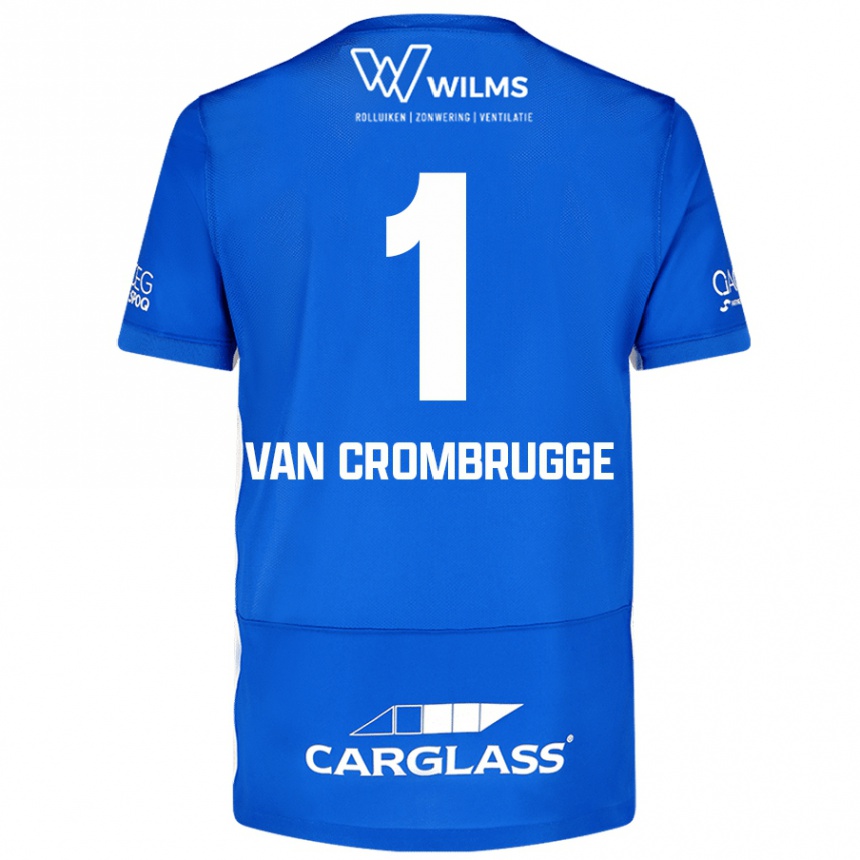 Mujer Fútbol Camiseta Hendrik Van Crombrugge #1 Azul 1ª Equipación 2024/25 México