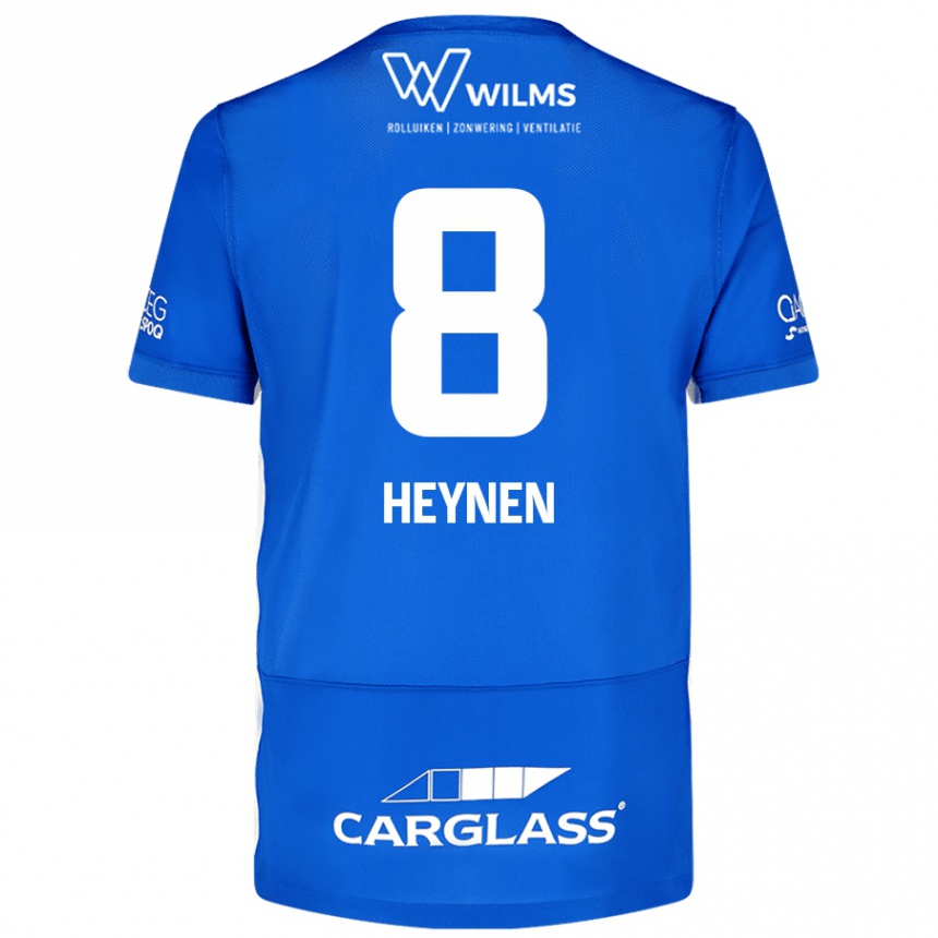 Mujer Fútbol Camiseta Bryan Heynen #8 Azul 1ª Equipación 2024/25 México