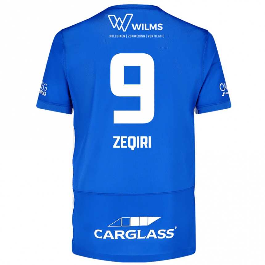 Mujer Fútbol Camiseta Andi Zeqiri #9 Azul 1ª Equipación 2024/25 México