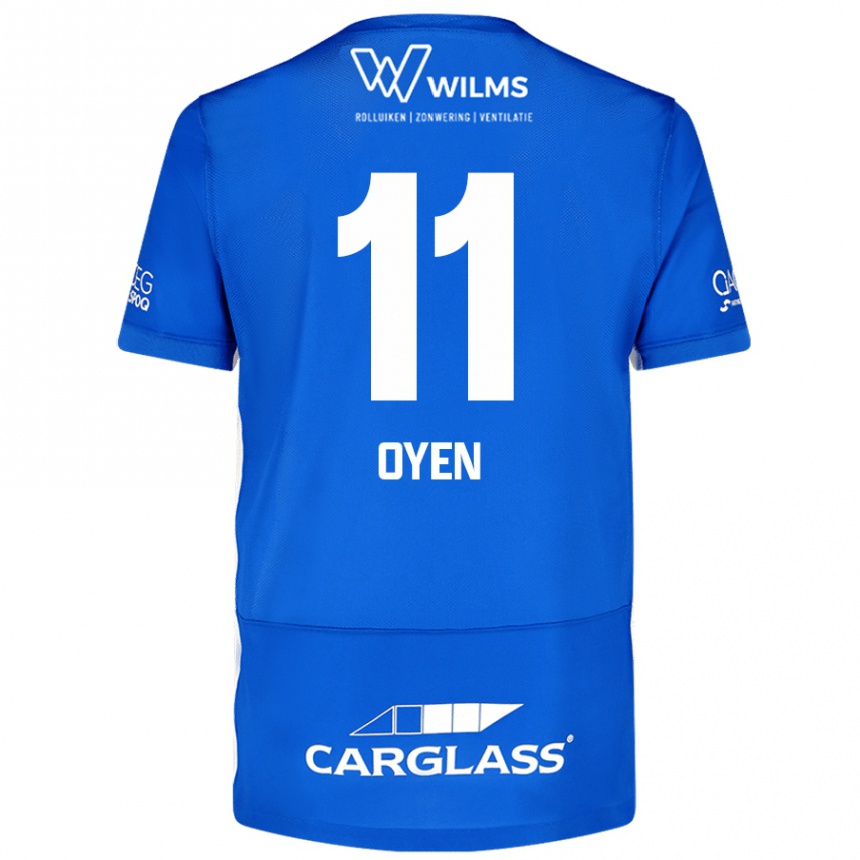 Mujer Fútbol Camiseta Luca Oyen #11 Azul 1ª Equipación 2024/25 México