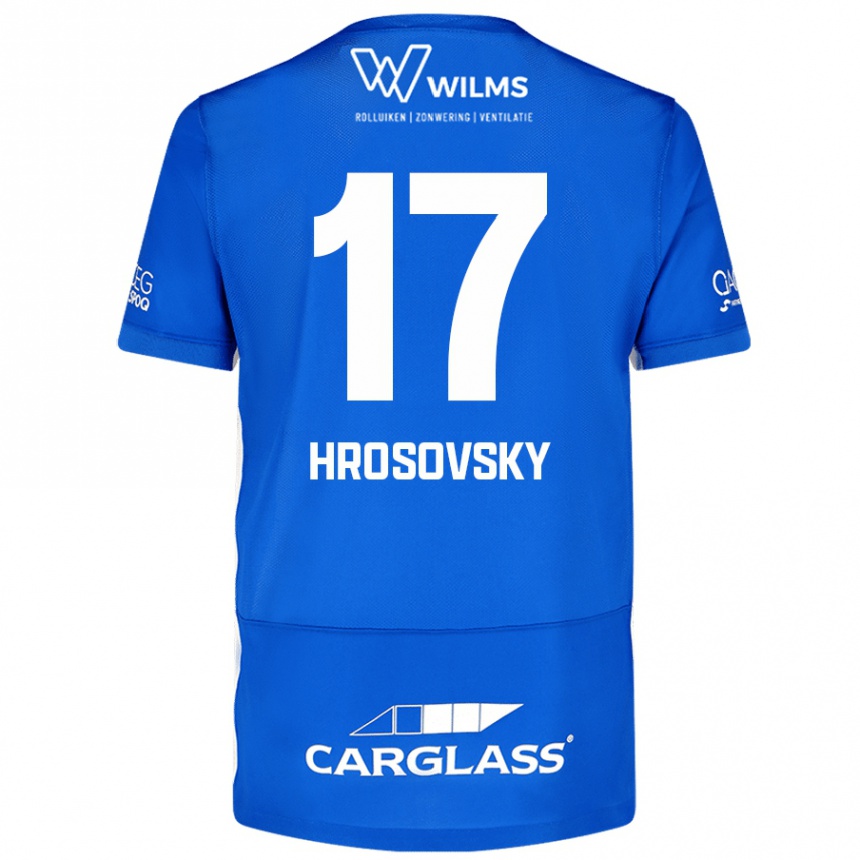 Mujer Fútbol Camiseta Patrik Hrosovsky #17 Azul 1ª Equipación 2024/25 México