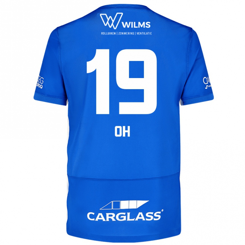 Mujer Fútbol Camiseta Hyeon-Gyu Oh #19 Azul 1ª Equipación 2024/25 México