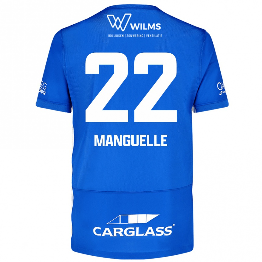 Mujer Fútbol Camiseta Brad Manguelle #22 Azul 1ª Equipación 2024/25 México