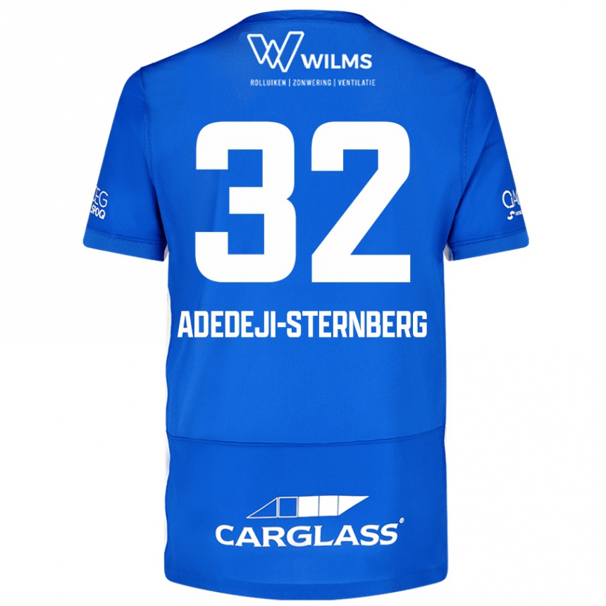 Mujer Fútbol Camiseta Noah Adedeji-Sternberg #32 Azul 1ª Equipación 2024/25 México