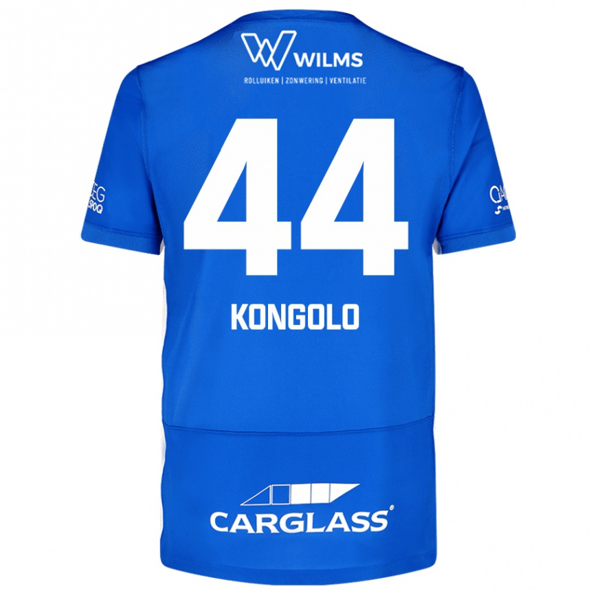 Mujer Fútbol Camiseta Josue Kongolo #44 Azul 1ª Equipación 2024/25 México