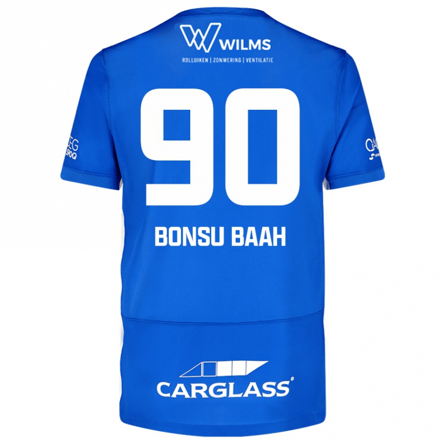 Mujer Fútbol Camiseta Christopher Bonsu Baah #90 Azul 1ª Equipación 2024/25 México