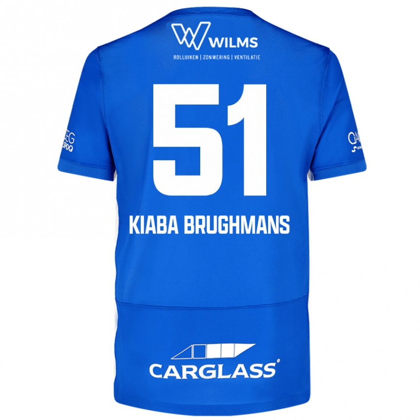 Mujer Fútbol Camiseta Lucca Kiaba Brughmans #51 Azul 1ª Equipación 2024/25 México