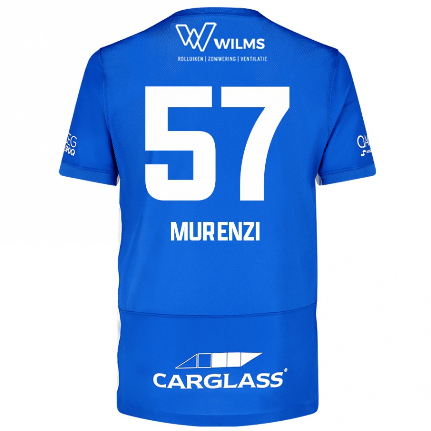 Mujer Fútbol Camiseta Aaron Murenzi #57 Azul 1ª Equipación 2024/25 México