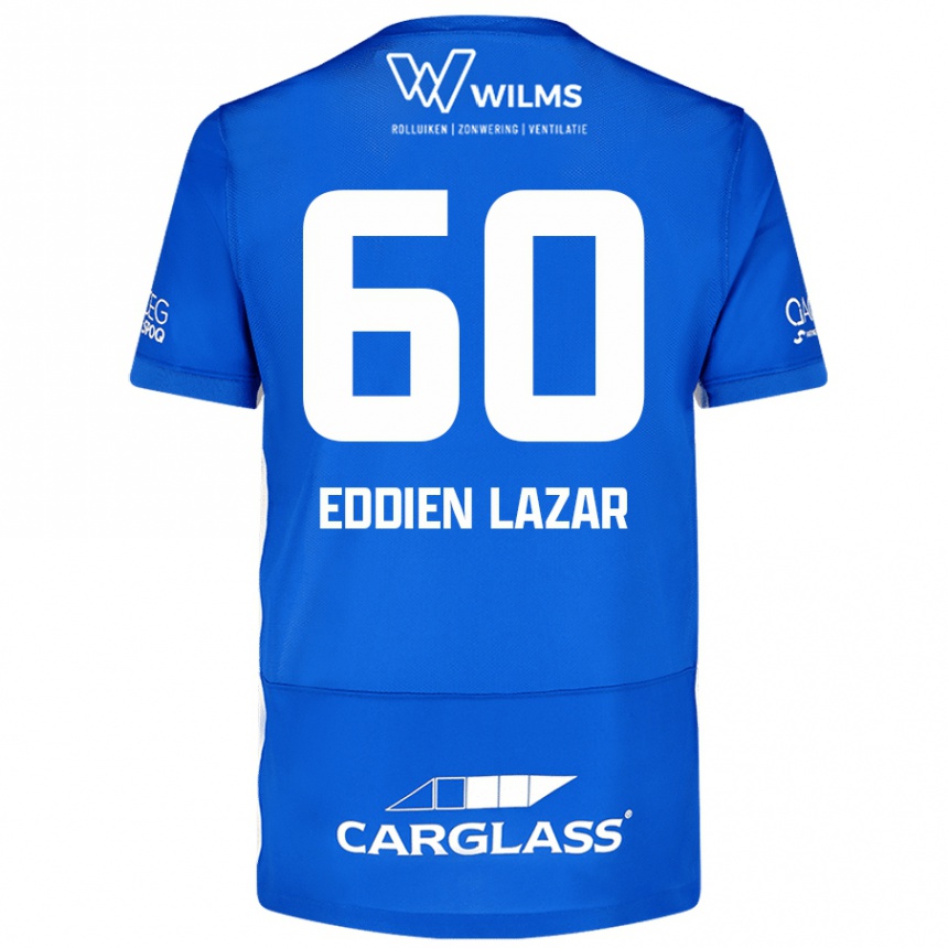 Mujer Fútbol Camiseta Saif Eddien Lazar #60 Azul 1ª Equipación 2024/25 México