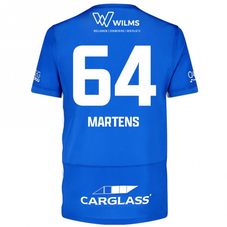 Mujer Fútbol Camiseta Nolan Martens #64 Azul 1ª Equipación 2024/25 México