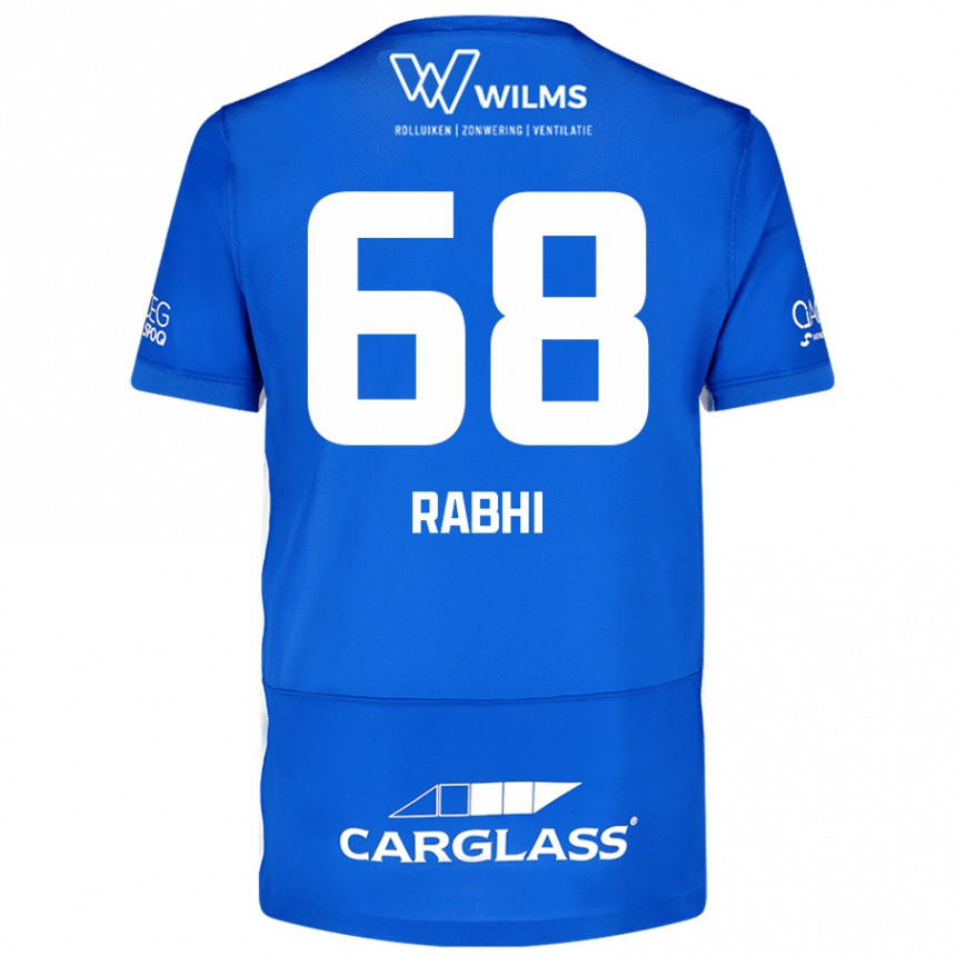 Mujer Fútbol Camiseta Ayman Rabhi #68 Azul 1ª Equipación 2024/25 México